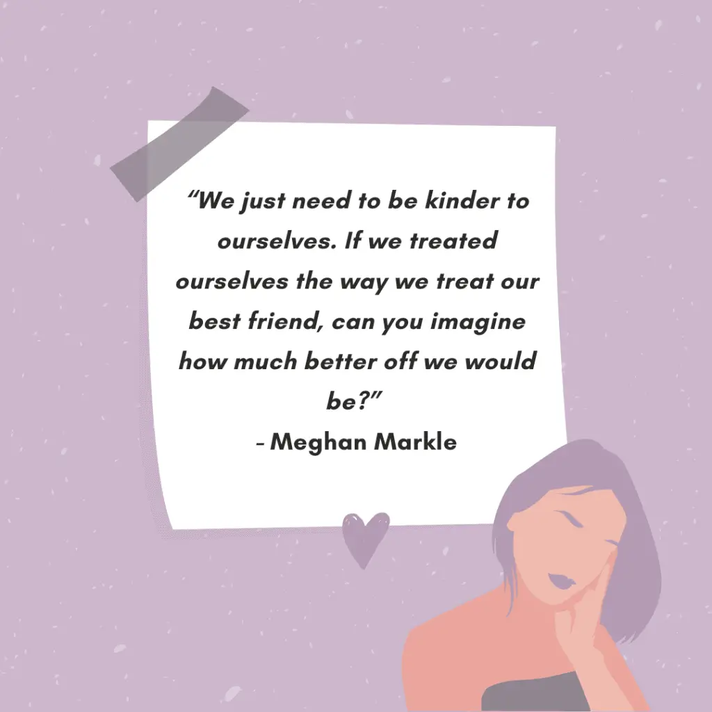 mental health quote from Meghan Markle