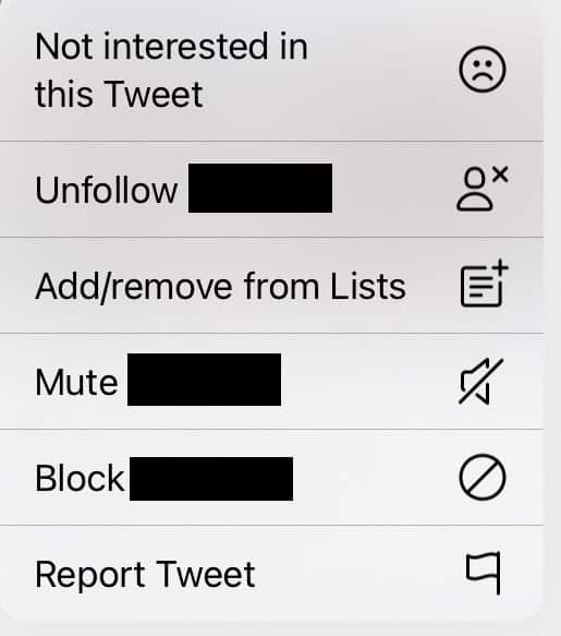 how to mute on twitter